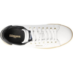 SNEAKERS BLAUER UOMO GRANT01 F5GRANT01/LEA/WHITE/BLACK