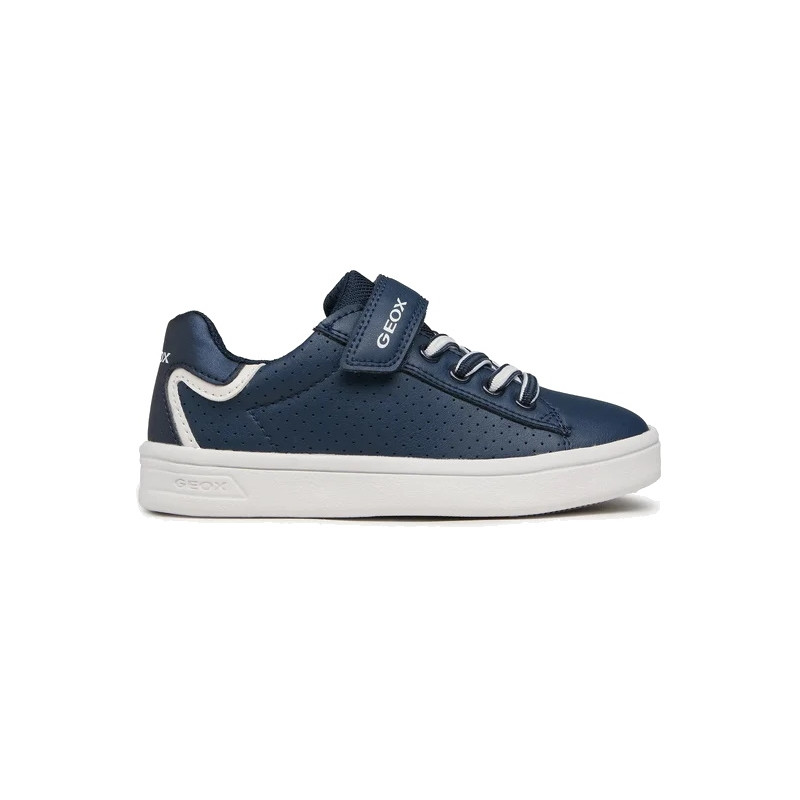 SNEAKERS GEOX BAMBINO DJROCK  NAVY/WHITE J355VA 054FU C4211 TG:36,37,38,39
