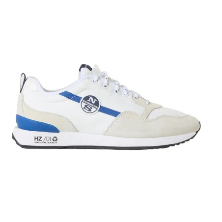 SNEAKERS NORTH SAILS UOMO HORIZON PLAIN 021 WHITE BLU