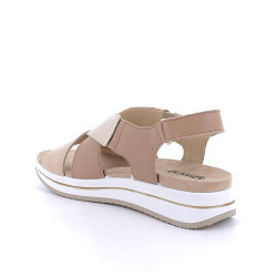 SANDALO CON ZEPPA IGI&CO DONNA FIO.BOT.KOA/VIT TAUPE/PLATINO 7675511