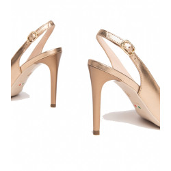 DECOLLETE' NEROGIARDINI DONNA LAMINATO TPU BREIA MISSI NATURALE E307041DE/434